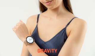 Smartwatch Gravity Różowe Złoto Pasek + Bransoleta GT11-7