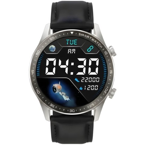 Smartwatch Gravity Srebrny 2 Paski GT10-7