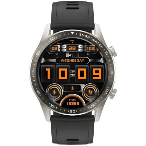 Smartwatch Gravity Srebrny 2 Paski GT10-7