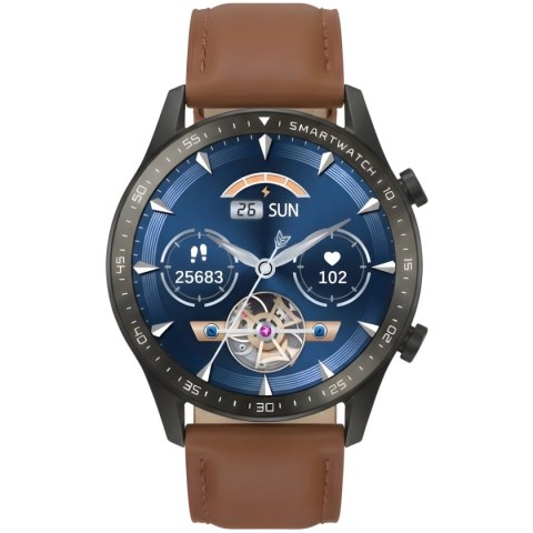 Smartwatch Gravity Srebrny 2 Paski GT10-8