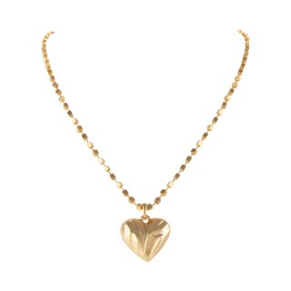 Naszyjnik z gniecionym sercem (C25/JES/12AU)