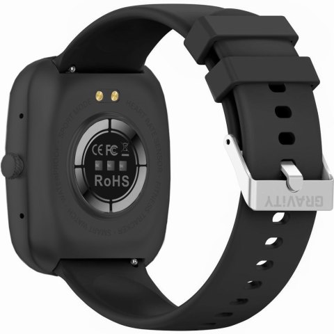 Smartwatch Gravity Czarny 2 Paski GT18-9