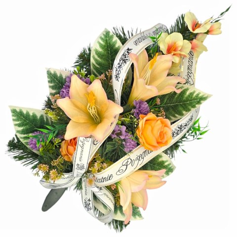 Wiązanka na pogrzeb kwiaty pogrzebowe na grób ostatnie pożegnanie