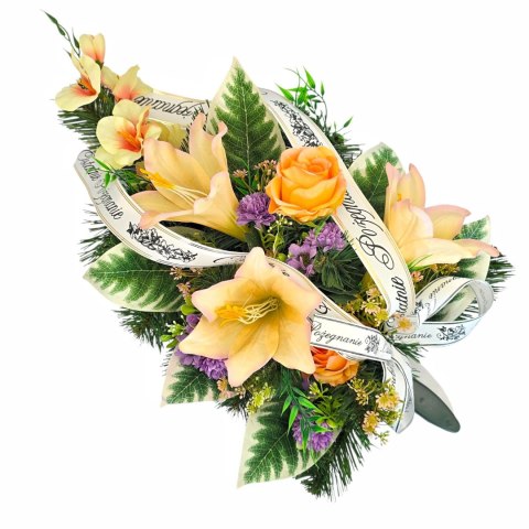 Wiązanka na pogrzeb kwiaty pogrzebowe na grób ostatnie pożegnanie