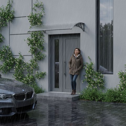 Daszek nad drzwi Eko 80x150cm szary