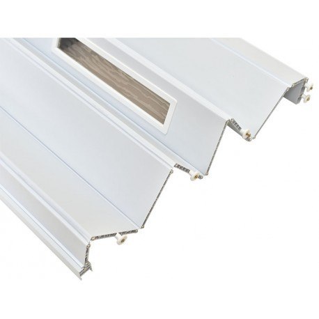 Drzwi harmonijkowe 005S BIAŁY MAT - 80 cm