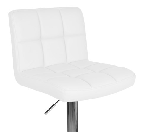 Hoker krzesło barowe Arako białe