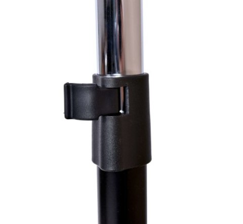 Wieszak regulowany stojący na kółkach Rufo czarny