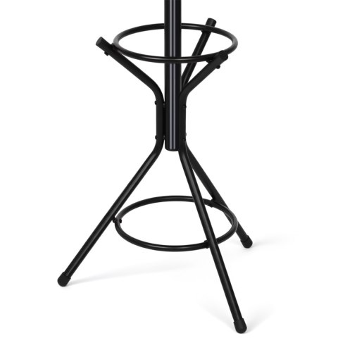 Wieszak stojący Livio czarny 173 cm