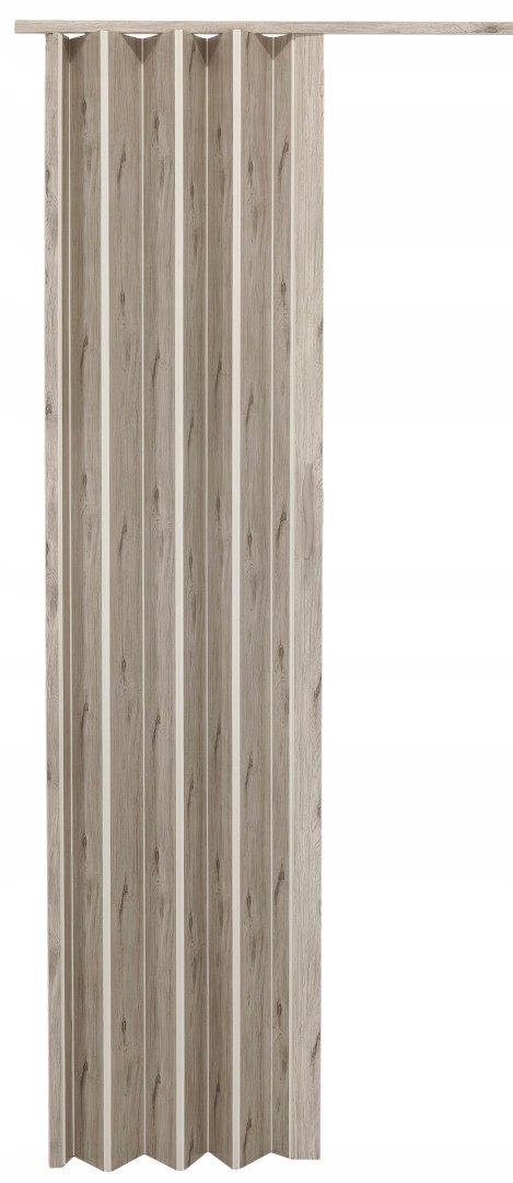 Drzwi harmonijkowe 001P DĄB ALASKA MAT - 80 cm