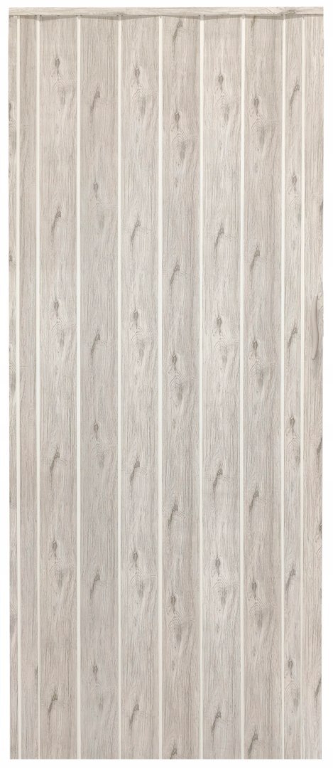 Drzwi harmonijkowe 001P DĄB ALASKA MAT - 80 cm