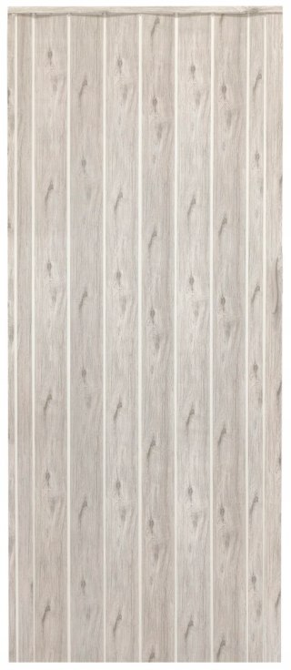Drzwi harmonijkowe 001P DĄB ALASKA MAT - 90 cm