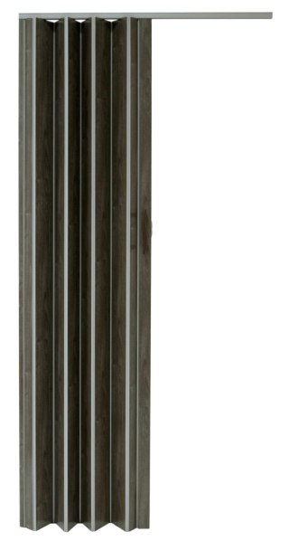 Drzwi harmonijkowe 001P DĄB GRAFIT MAT 100 cm