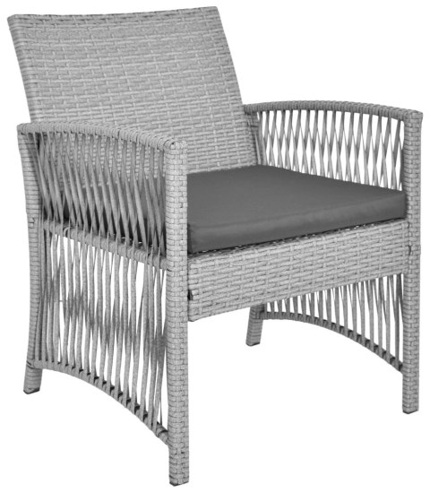 Meble ogrodowe zestaw KALINA popielaty