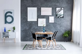 Komplet krzeseł K-NANTES DSW - 4 sztuki - czarny