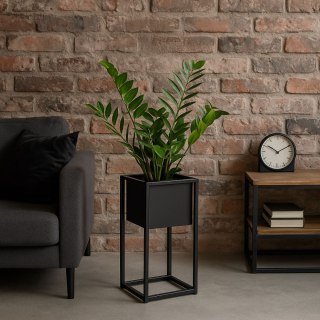 Kwietnik Concove loft 40 cm czarny