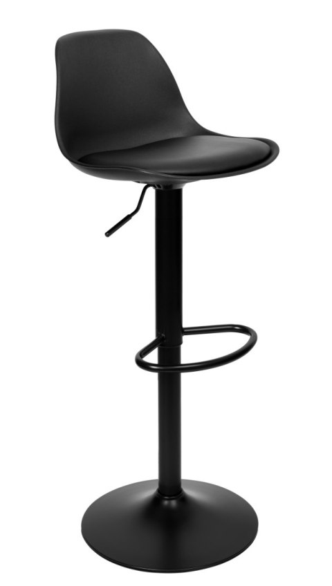 Hoker krzesło barowe RICARDO BLACK czarny