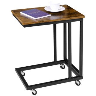 Stolik industrialny loftowy Meren postarzany dąb