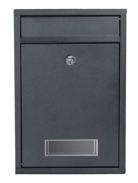 Skrzynka pocztowa na listy Gustav antracyt z napisami