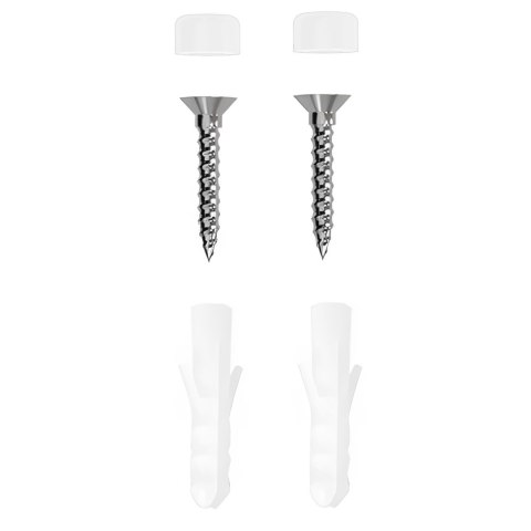 Wieszak metalowy Psino szary