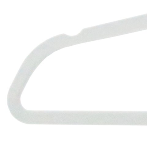 Wieszak welurowy Maxi komplet 60 sztuk szary