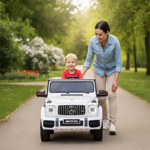 Samochód elektryczny dla dzieci MERCEDES AMG G63 biały