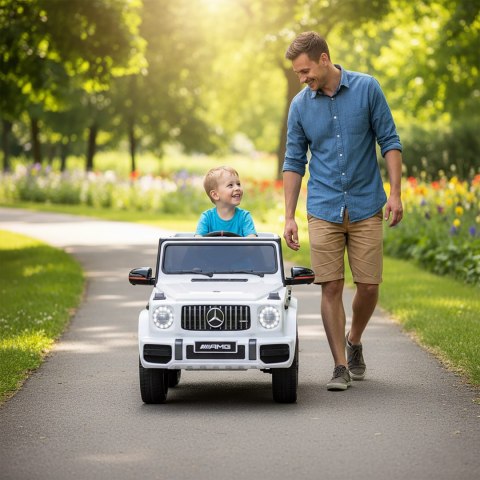 Samochód elektryczny dla dzieci MERCEDES AMG G63 biały