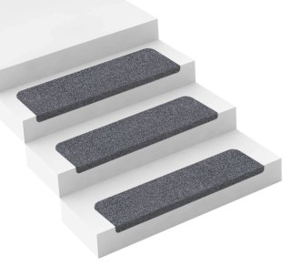 Dywaniki na stopnie ADRIA grafitowe 15 sztuk