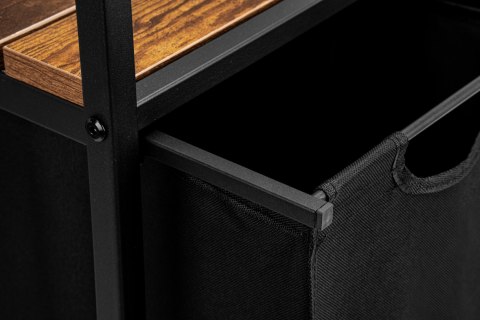 Kosz na pranie z półkami 2 komory MIRUN