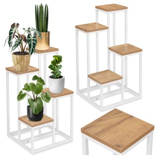 Kwietnik stojący biały Mogren Craft