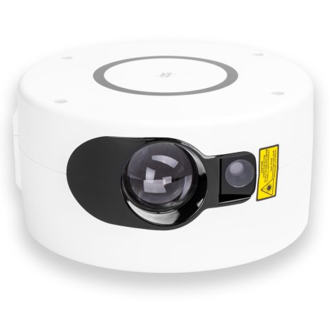 Lampa nocna projektor gwiazd SPIRAL biały