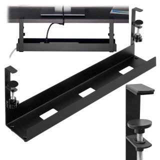 Maskownica organizer kabli półka na kable pod biurko Belem