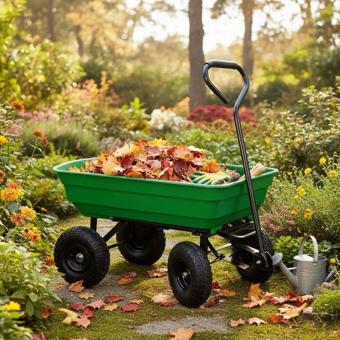 Wózek transportowy wywrotka GARTEN zielony