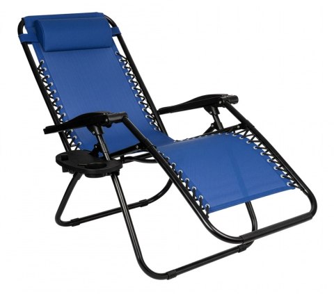 Leżak ogrodowy Orion Zero Gravity niebieski