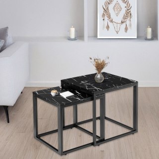 Stoliki kawowe PRAVEN CZARNY MARMUR