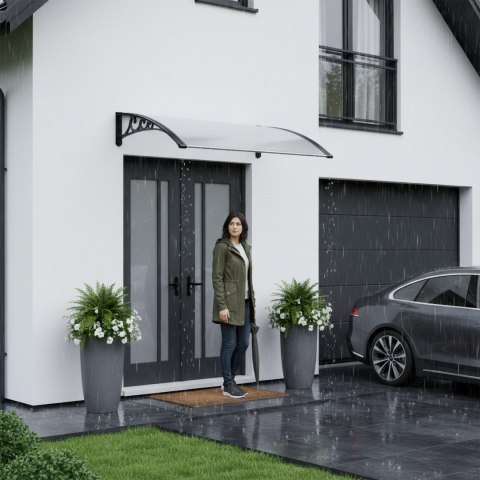 Daszek nad drzwi Beno 80x150cm czarny