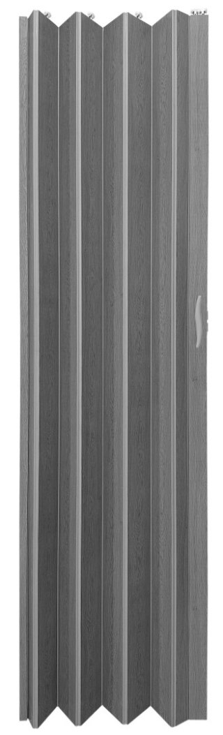 Drzwi harmonijkowe 001P 67 SZARY DĄB MAT 100 cm