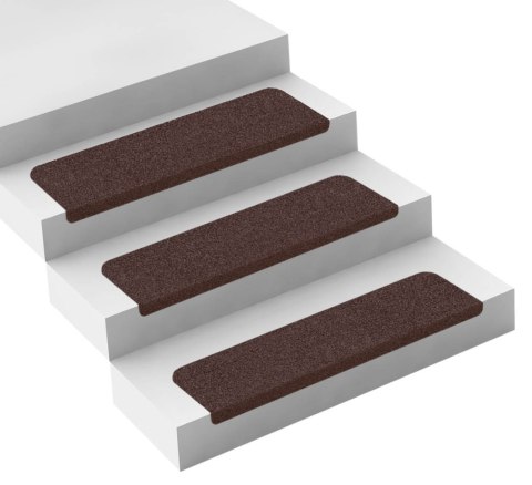 Dywaniki na stopnie ADRIA brązowe 15 sztuk