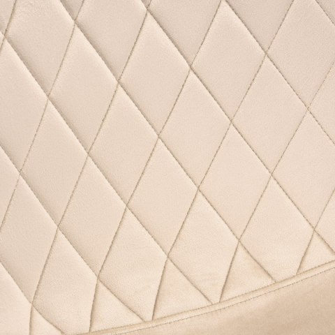 Krzesło tapicerowane Dexter beżowe velvet