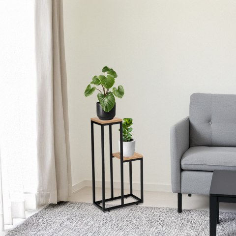 Kwietnik stojący czarny HAZEL CRAFT