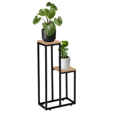 Kwietnik stojący czarny HAZEL CRAFT