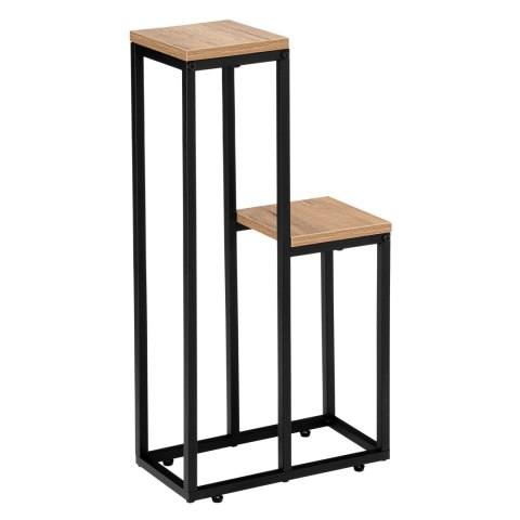 Kwietnik stojący czarny HAZEL CRAFT