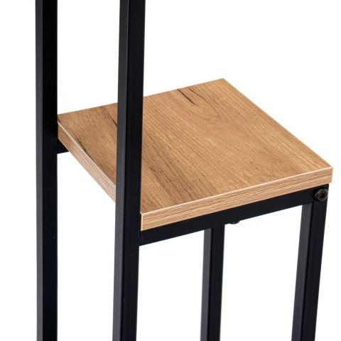 Kwietnik stojący czarny HAZEL CRAFT