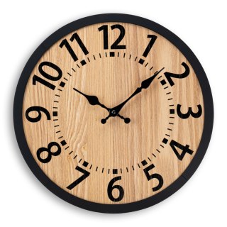 Zegar ścienny drewniany loftowy ABBAS 35 cm