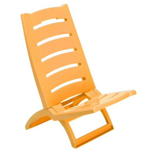 Krzesło plażowe TIRRENO żółte