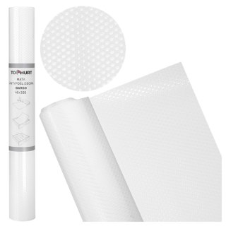 Mata antypoślizgowa do szuflad BARGO 48 x 300 cm biała