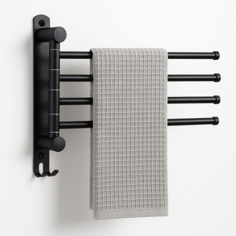 WIESZAK na ręczniki CETRI czarny