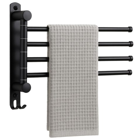 WIESZAK na ręczniki CETRI czarny