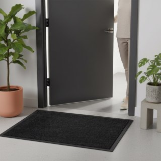 Wycieraczka do butów wejściowa pod drzwi 60x90 cm ELIANA szara