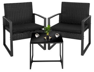 Zestaw Mebli Ogrodowych COFFI STOLIK + 2 KRZESŁA